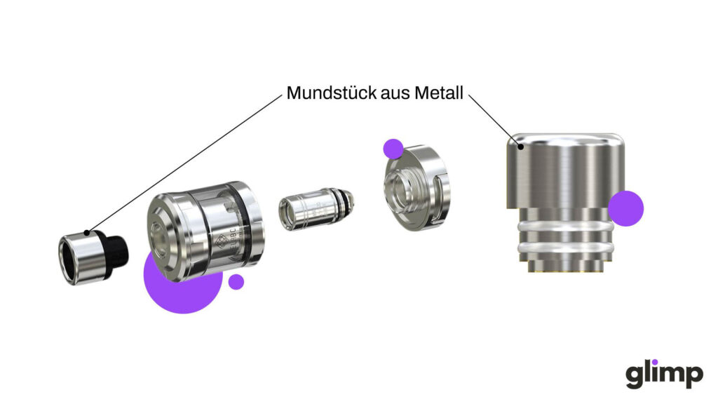 Mundstück aus Metall