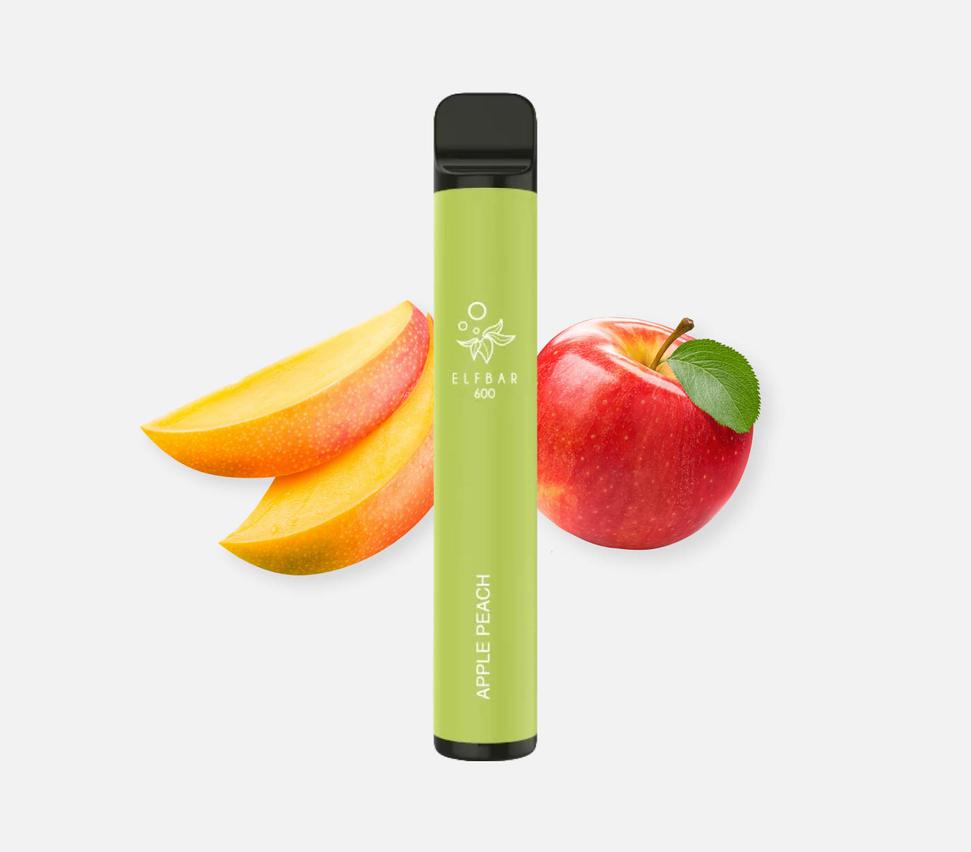 Elf Bar 600 Apple Peach E-Shisha 0 mg/ml Nikotin 600 Züge kaufen
