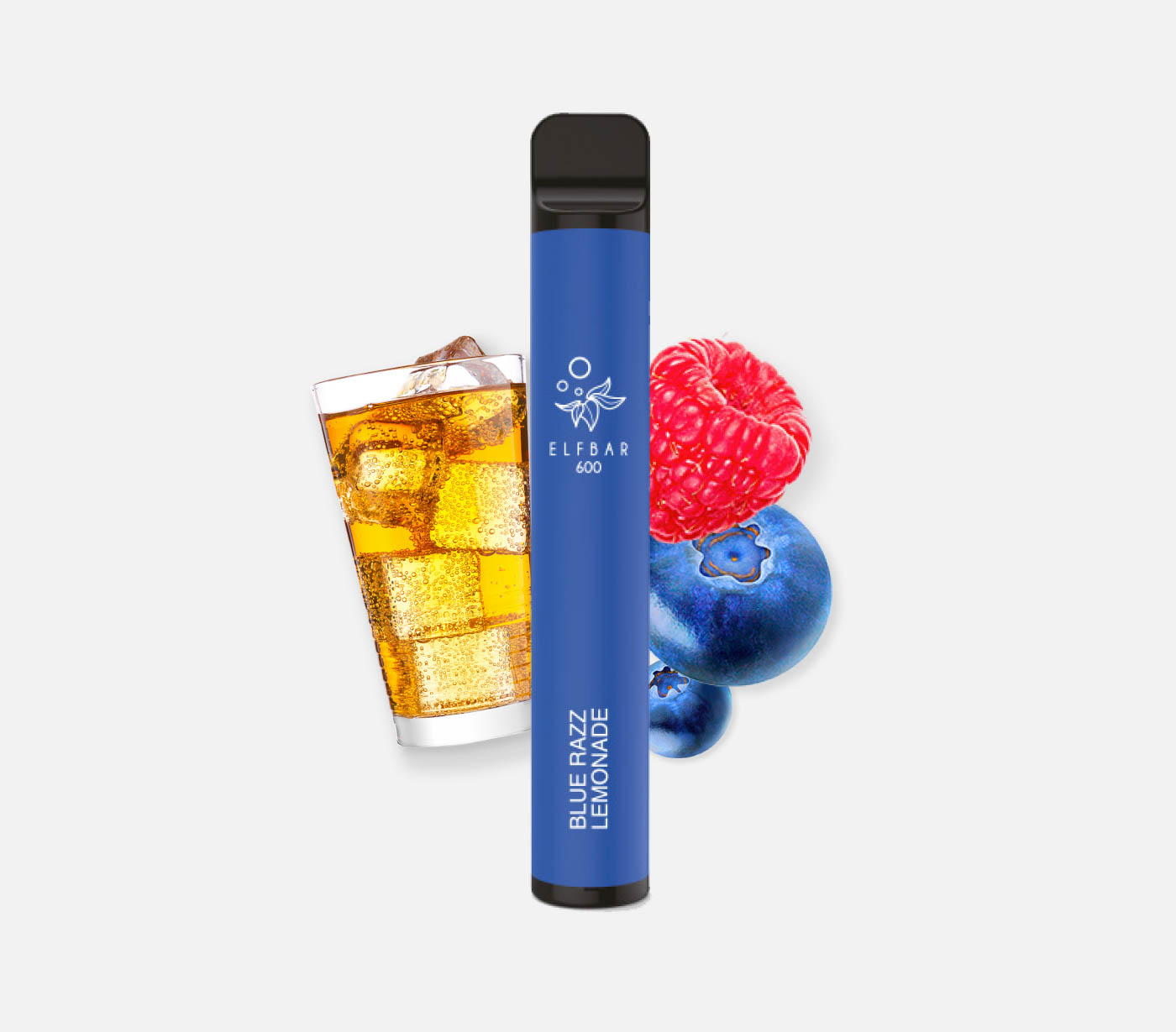 Elf Bar 600 Blue Razz Lemonade E-Shisha 0 mg/ml Nikotin 600 Züge kaufen