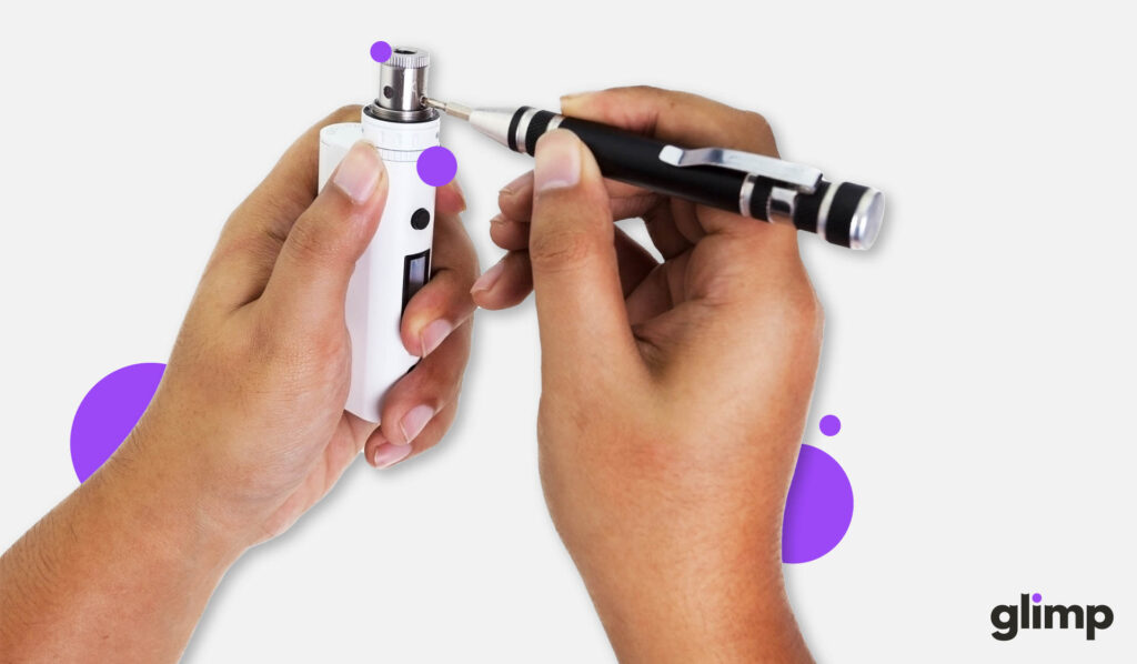 Kontakte zwischen Atomizer und Vape-Mode