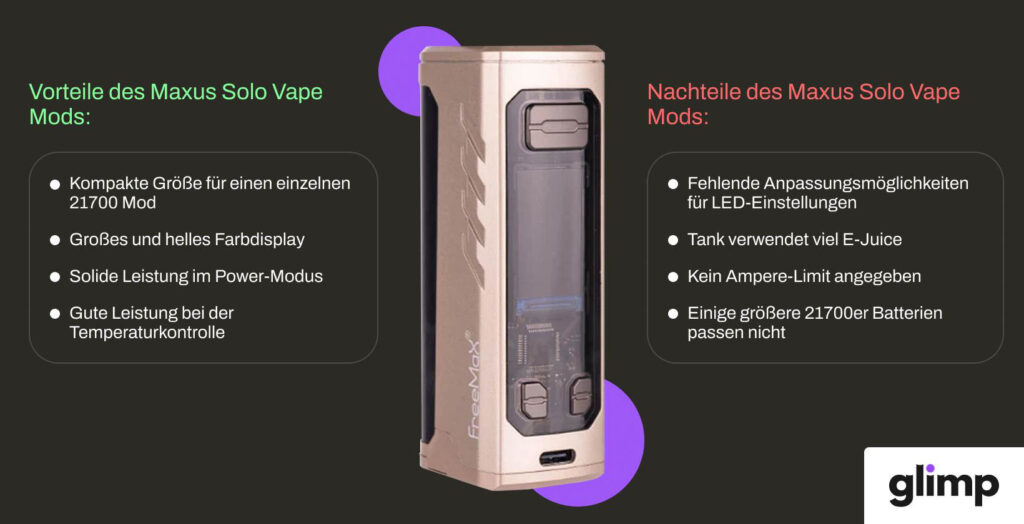 Maxus Solo Vape Mod
