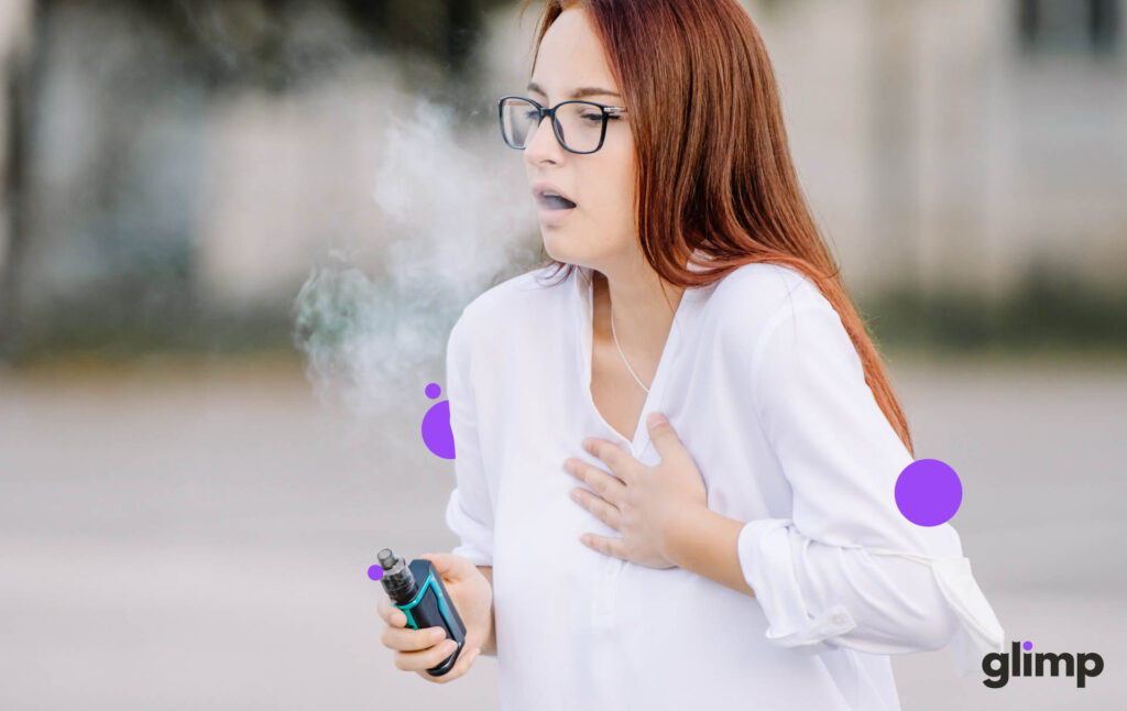 Dampfen verursacht Husten