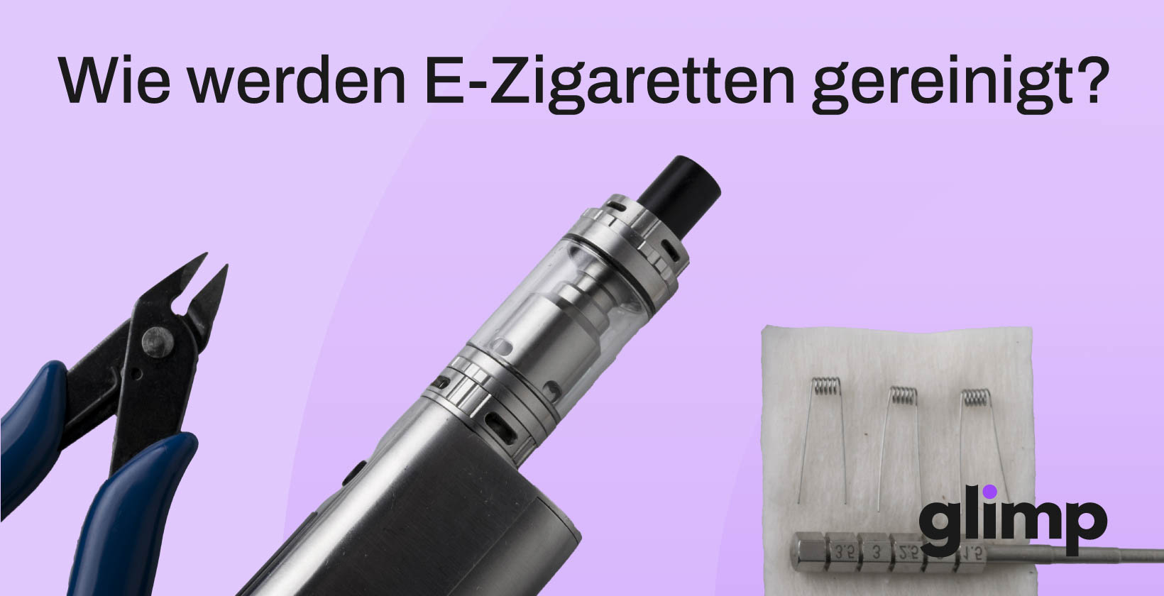 Wie wird eine E-Zigarette gereinigt?