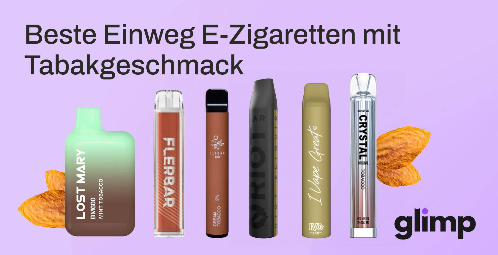 Beste Vapes mit Tabakgeschmack von 2025