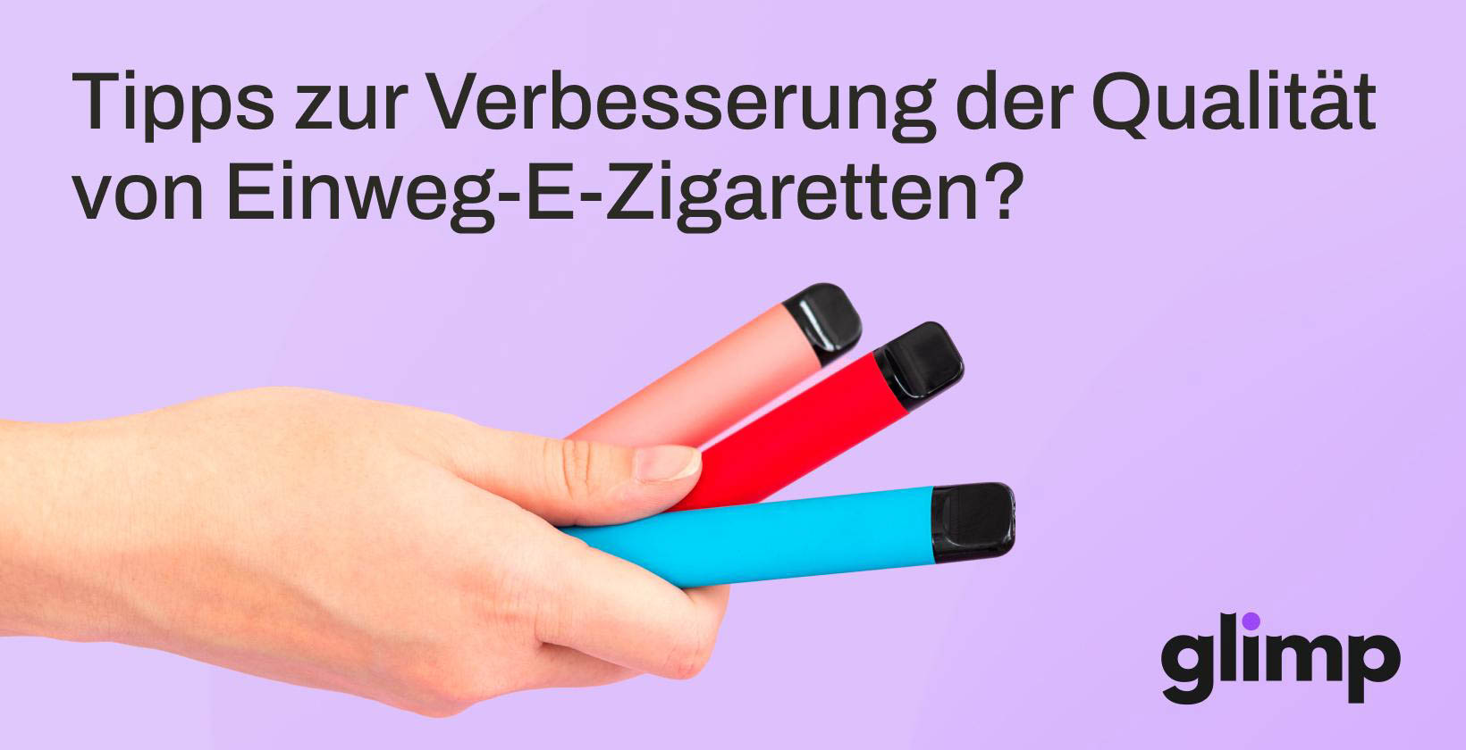 6 Wege zur Vermeidung eines verbrannten Geschmacks und zur Verbesserung Ihrer Einweg E-Zigarette