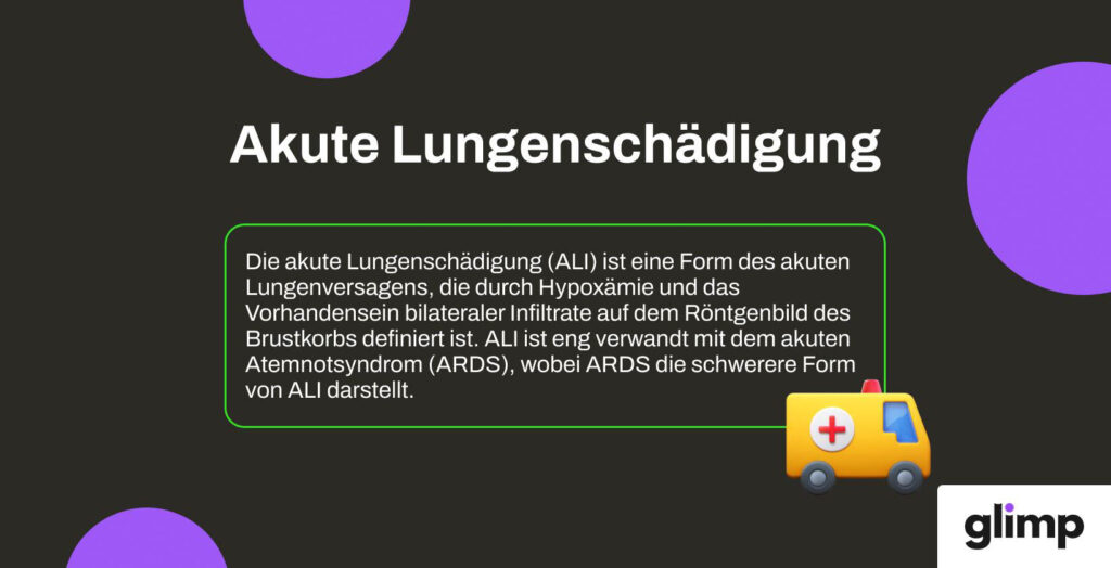 Akute Lungenschädigung