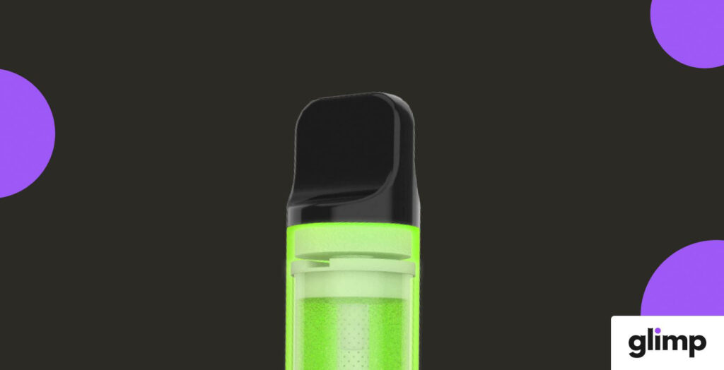 Der Atomizer der Einweg E-Zigarette