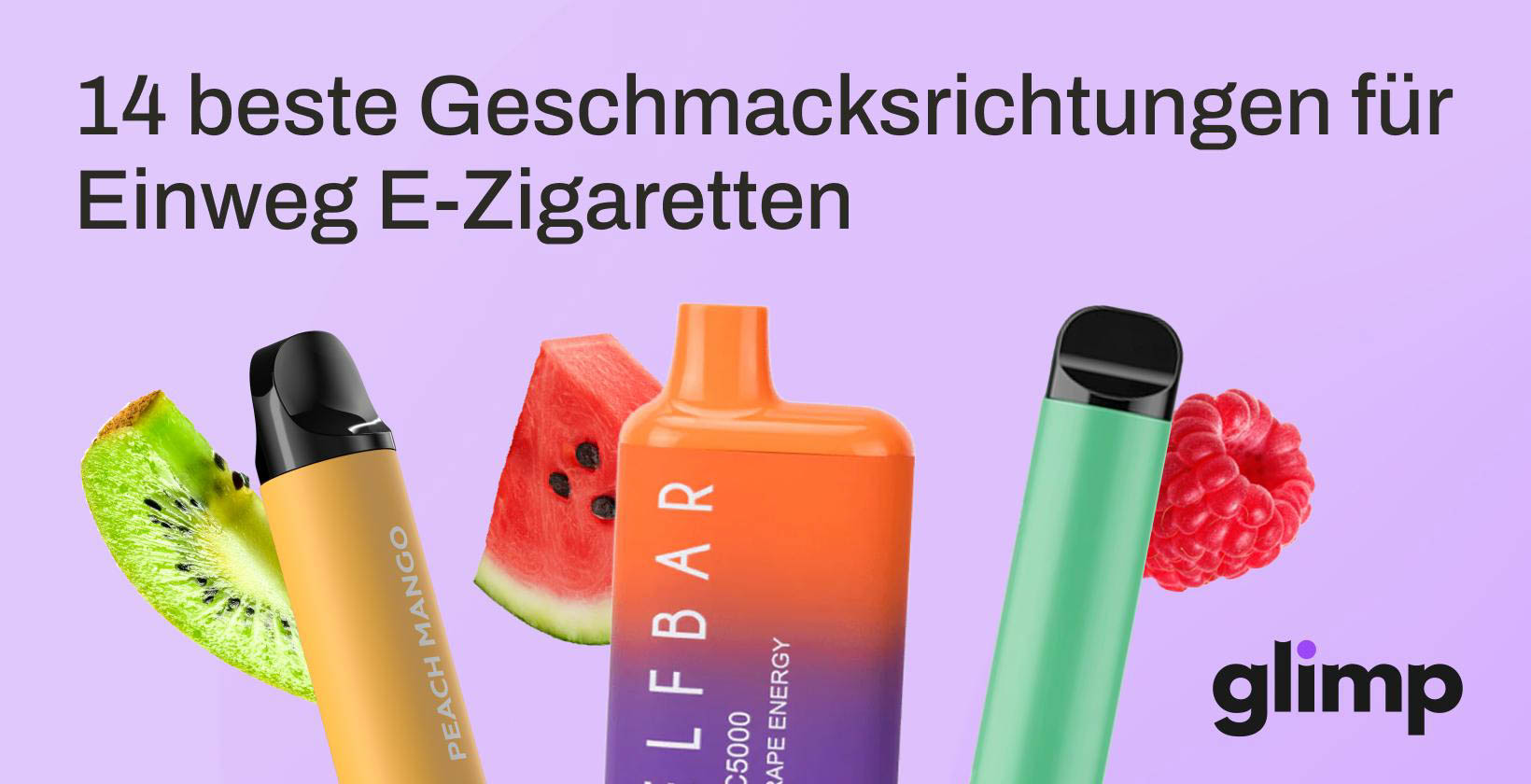 Beste Geschmacksrichtungen für Einweg E-Zigaretten zum
