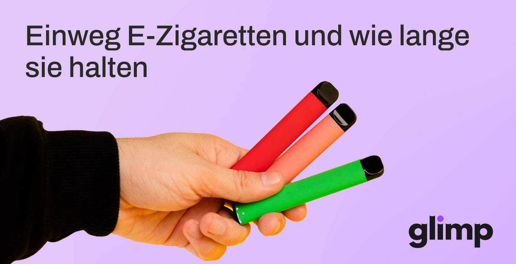 Einweg E-Zigaretten und wie lange sie halten