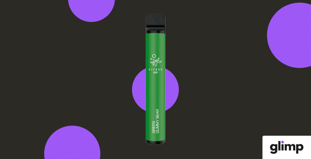 Elf Bar 600 Green Gummy Bear Einweg E-Zigarette