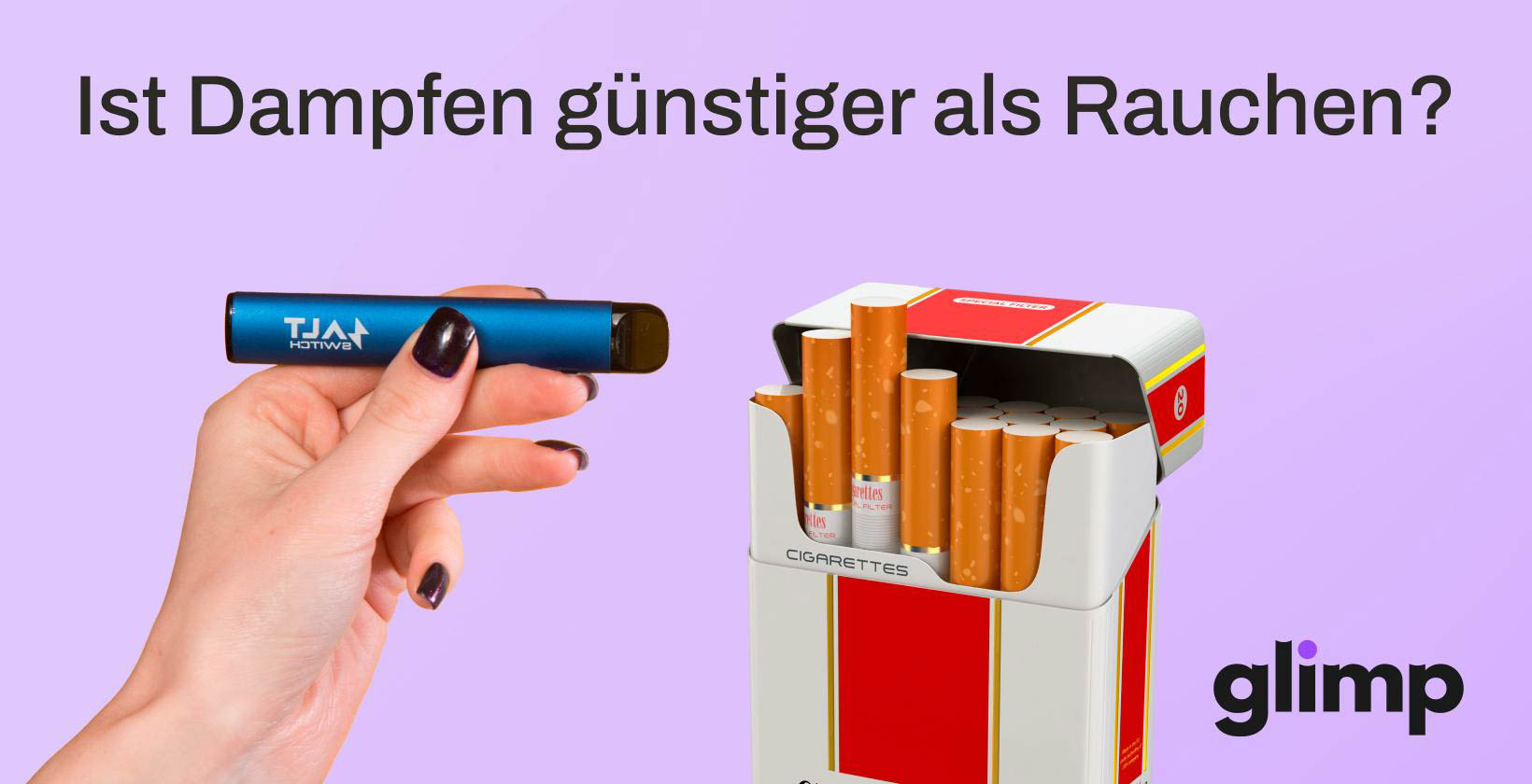 Ist Dampfen günstiger als Rauchen? Wie viel kostet eine Einweg E-Zigarette?