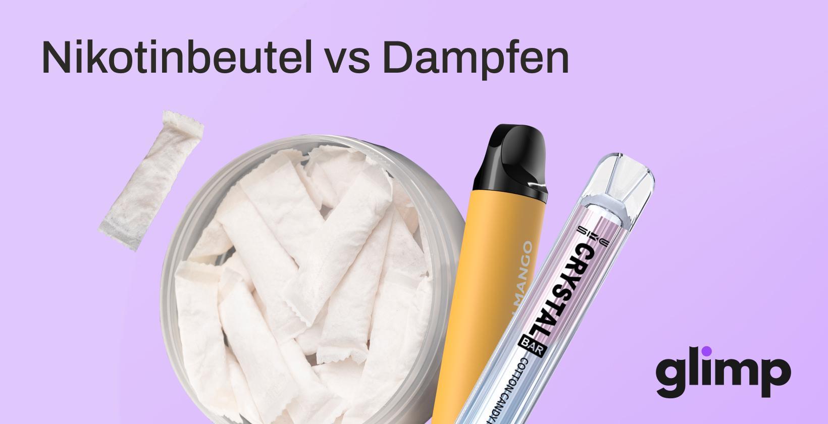 Nikotinbeutel vs Dampfen: Sind Nikotinbeutel besser als Dampfen?