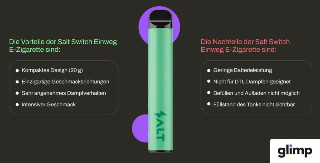 Salt Switch Einweg e-Zigarette