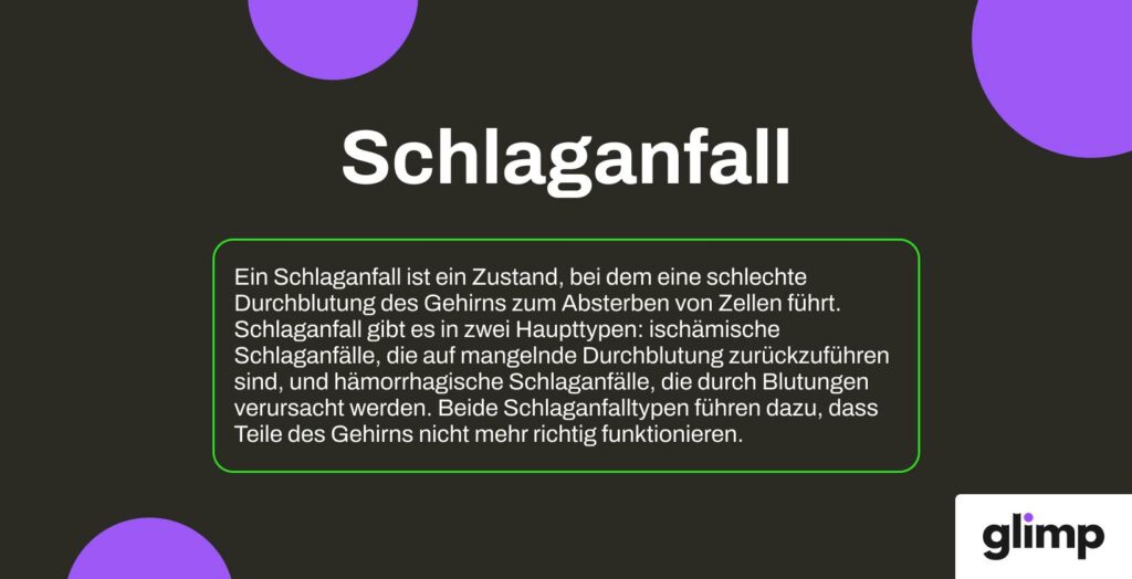 Schlaganfall