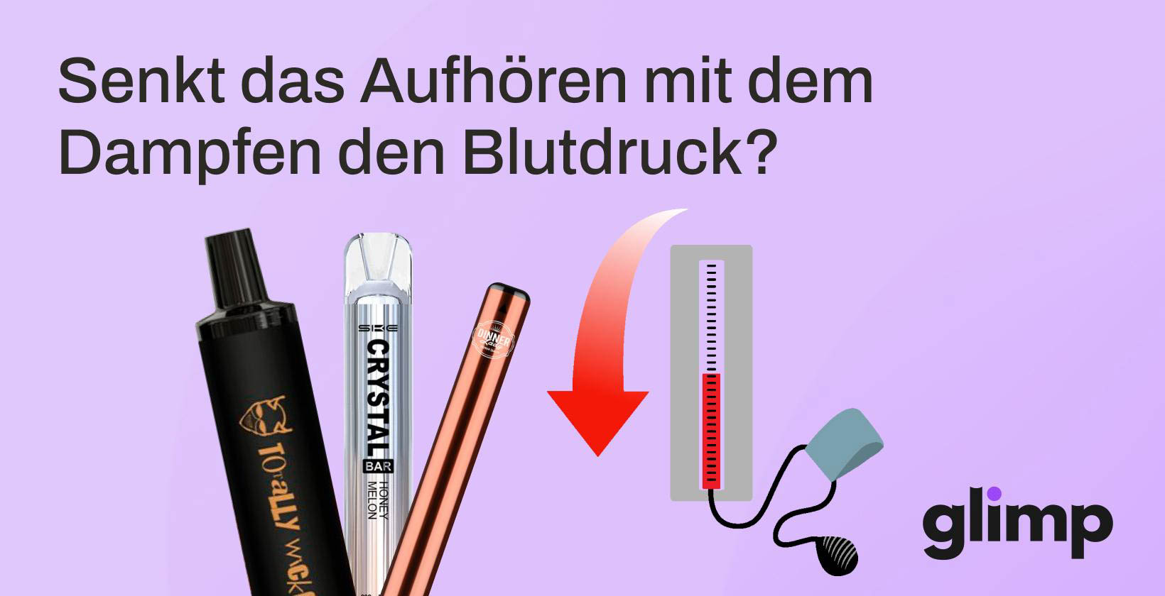 Senkt das Aufhören mit dem Dampfen den Blutdruck