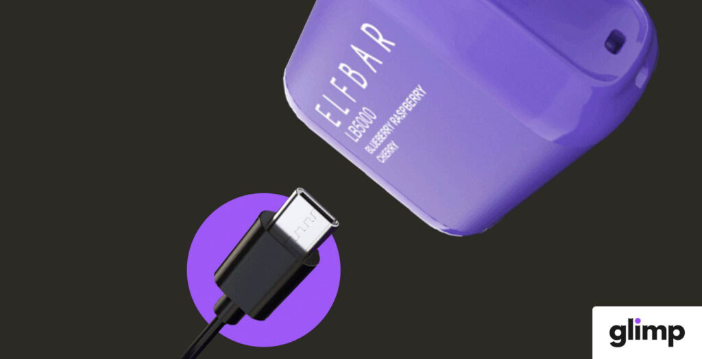 Übermäßiges Aufladen von Einweg E-Zigaretten