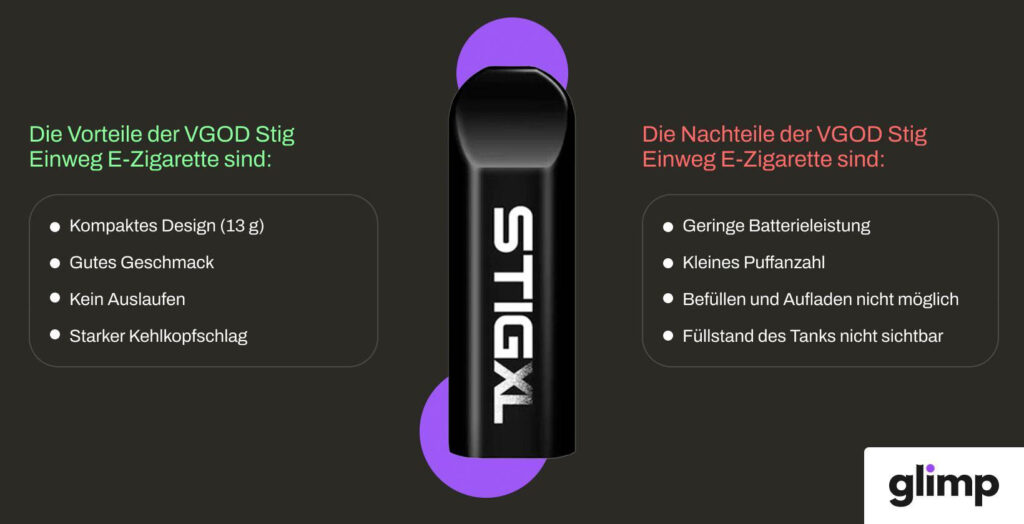 VGOD Stig Einweg-E-Zigarette