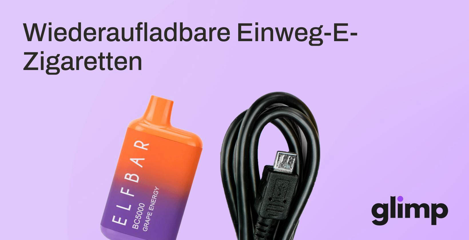Wiederaufladbare Einweg-E-Zigaretten